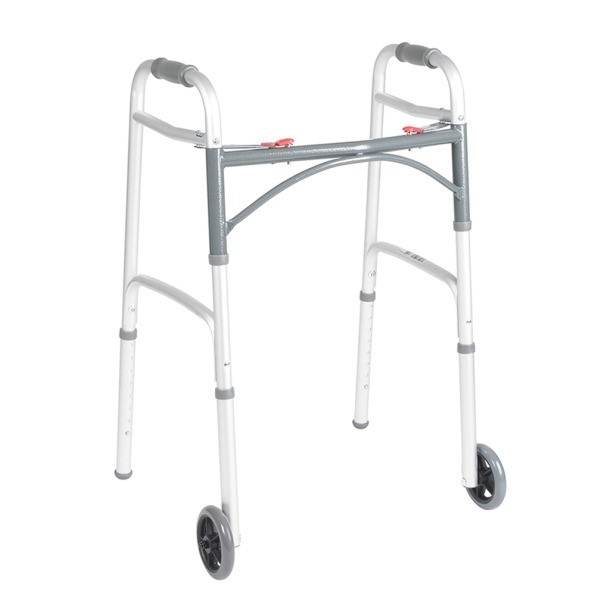 Deluxe Folding walker, Two Button with 5 Deluxe folding walker, Two button with 5
