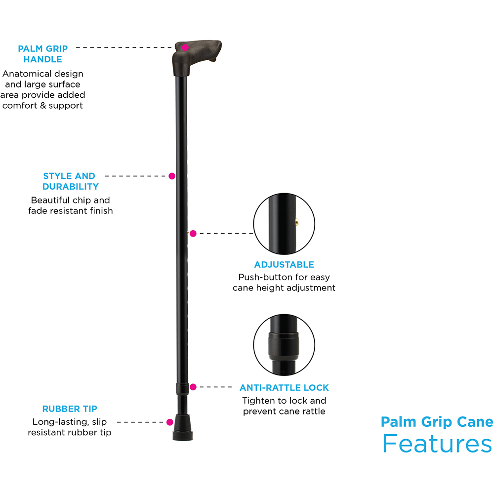 Nova Cane w/Palm Handle Nova Cane w/Palm Handle