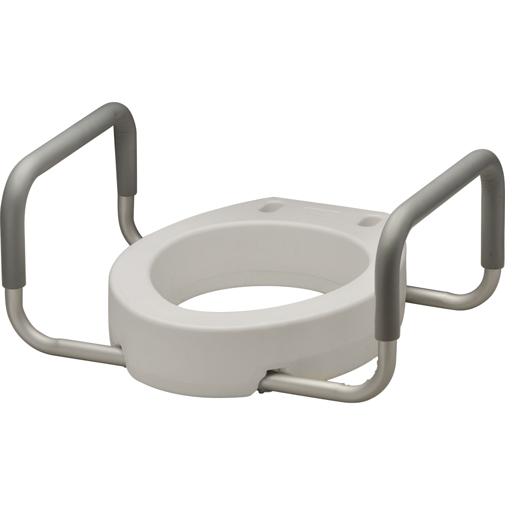 Nova Toilet Seat Riser w/Arms - Elongated Nova Toilet Seat Riser w/Arms - Elongated