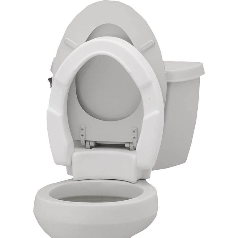 Nova Hinged Toilet Seat Riser Elongated