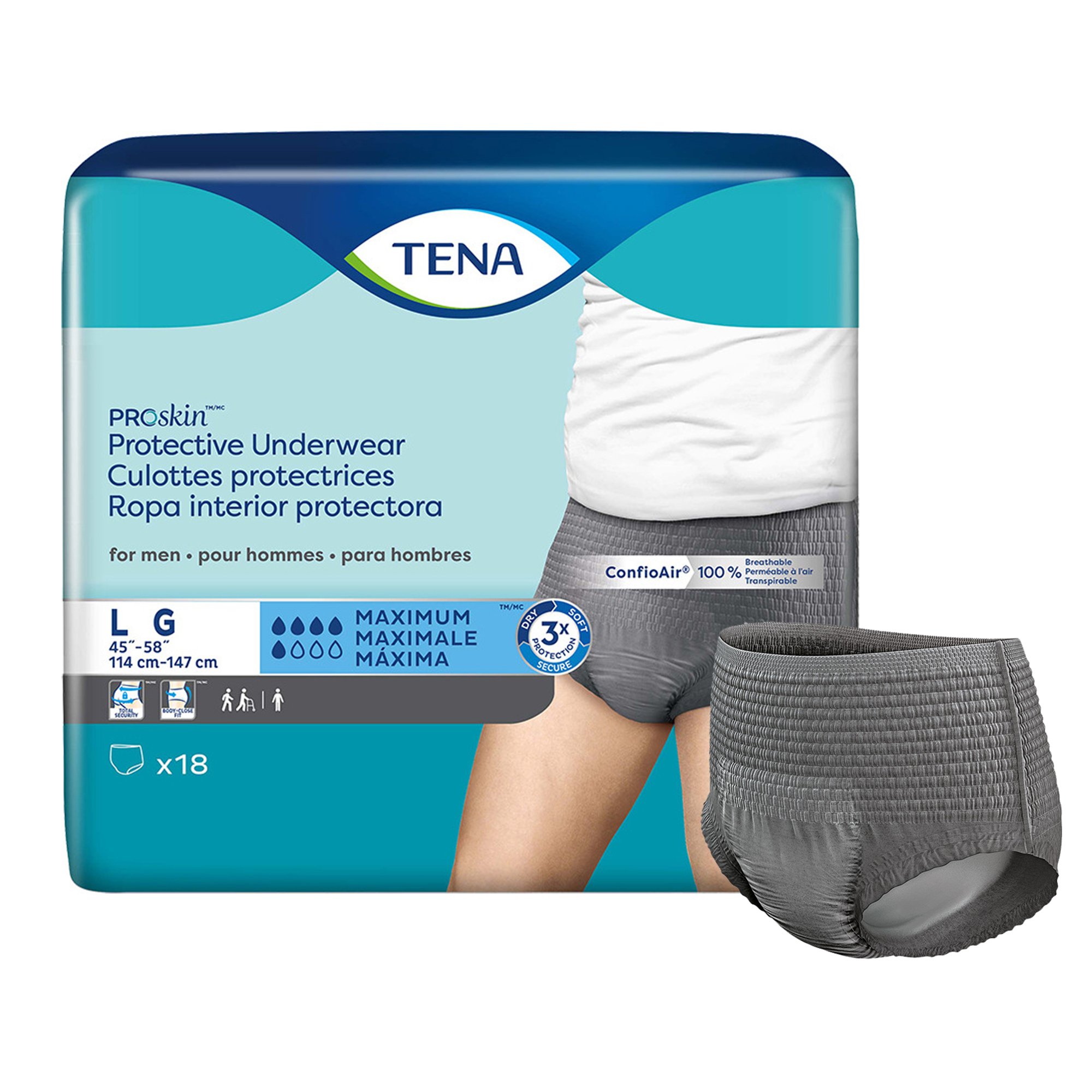 Tena ProSkin Mod Absorbency Underwear for Men Tena ProSkin Mod Absorbency Underwear for Men