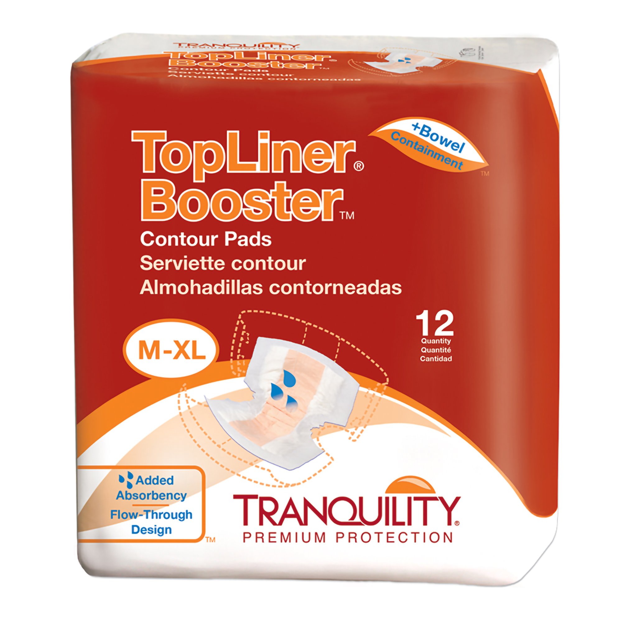 Tranquility top liner booster contour pads Tranquility top liner booster contour pads